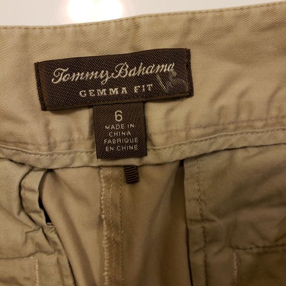 Tommy Bahama Gemma Fit Cropped Khaki Pants w31x23 - Picture 4 of 8